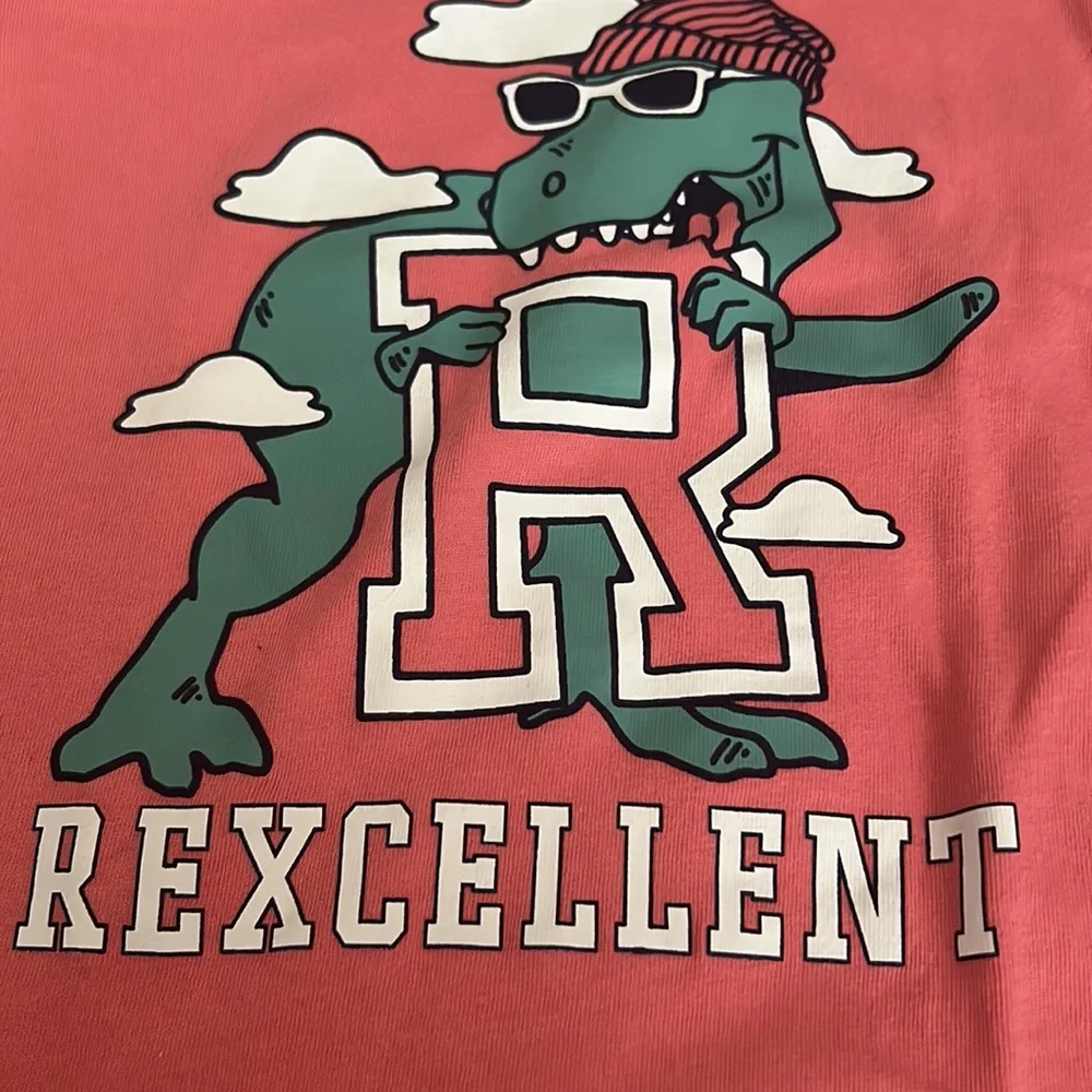 Old Navy Toddler Girl Long Sleeve T-Rex Rexcellent Basic Shirt 4T NWT